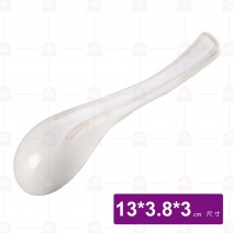 湯勺窯變白-13cm