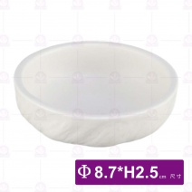 3.5吋石紋味碟(白)-Φ8.7xH2.5cm
