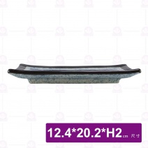 8吋日式浪紋竹排長方盤