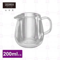 【仙德曼 SADOMAIN】雙層玻璃公杯壺-200ml