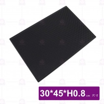 黑色吧檯墊-30x45x0.8cm
