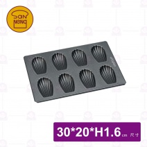 【UNOPAN】8連瑪德琳模(800系列不沾)-UN11011