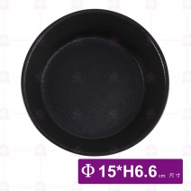 6吋石紋碗(黑)-Φ15xH6.6cm
