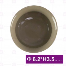 五頂杯(陶)(黑)-Φ6.2xH3.5cm
