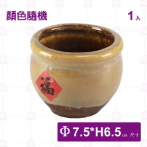 陶大甕-Φ7.5xH6.5cm