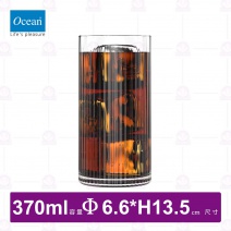 【Ocean】PULSE ROCK直線條杯-370ml