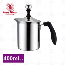 【日本寶馬】 電木柄單層奶泡器-400ml