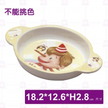 【Shunta金順代】PH2004小木偶雙耳卡通盤(20入/盒)
