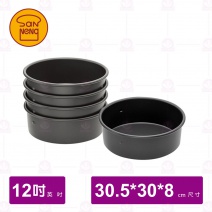 【三能】SN5077固定蛋糕模(硬膜) 12吋