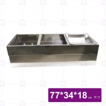 溫控厚三格餐架-中(不含深方盤) 110V 77x34x18cm