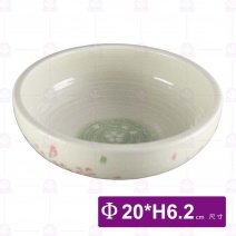 紅櫻花8吋厚缽-Φ20xH6.2cm