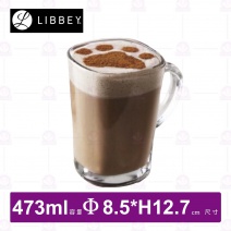 【Libbey】C-1703655 方口馬克杯-473ml(12入/盒)
