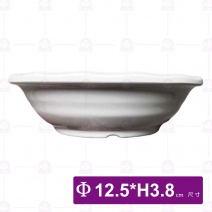 【LihTay】720日式菜碟(白)-Φ12.5xH3.8cm(12入/盒)