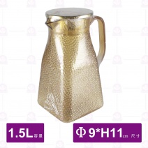 香檳金錘紋PC強化壺-1.5L