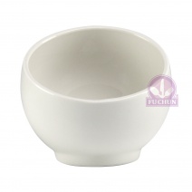 K037 斜口碗-白 外Φ11.8x內Φ10.7x下H6x上H11cm