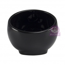 K037A 斜口碗-黑 外Φ11.8*內Φ10.7*下H6*上H11cm