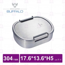 【BUFFALO牛頭牌】不鏽鋼雅登便當盒(大)-900ml