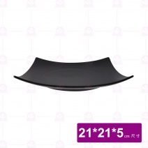 黑珍珠8.25吋四方盤 21x21x5cm