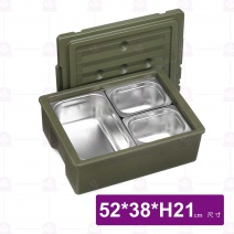 【組】一體保溫餐箱(深綠)1/2獨立盆+1/4獨立盆+獨立盆