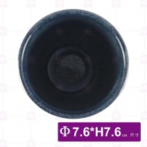 丹寧厚邊水杯-Φ7.6xH7.6cm