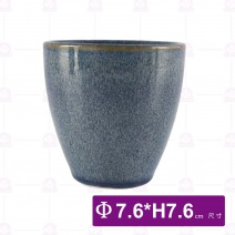 丹寧厚邊水杯-Φ7.6xH7.6cm