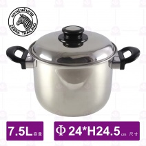 【斑馬ZEBRA】24cm形象雙耳湯鍋-7.5L