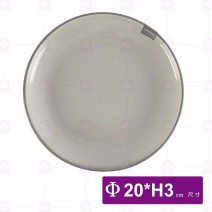 歐風7.8吋淺盤-Φ20xH3cm