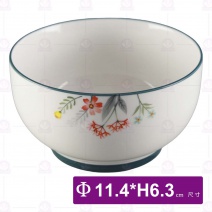 滿園春色4.5吋和順碗-Φ11.4xH6.3cm