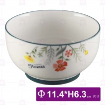 滿園春色4.5吋和順碗-Φ11.4xH6.3cm