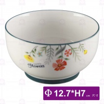 滿園春色5吋和順碗-Φ12.7xH7cm