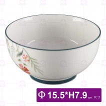 滿園春色6吋和順碗-Φ15.5xH7.9cm