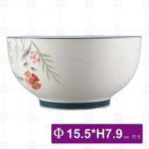 滿園春色6吋和順碗-Φ15.5xH7.9cm