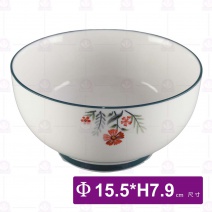 滿園春色6吋和順碗-Φ15.5xH7.9cm