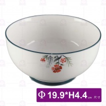 滿園春色8吋和順碗-Φ19.9xH4.4cm