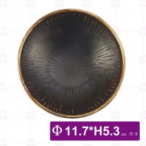 碳金4.5吋飯碗-Φ11.7xH5.3cm