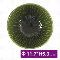 綠釉4.5吋飯碗-Φ11.7xH5.3cm
