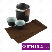 工匠一壺二杯旅行組(質感黑)-250ml