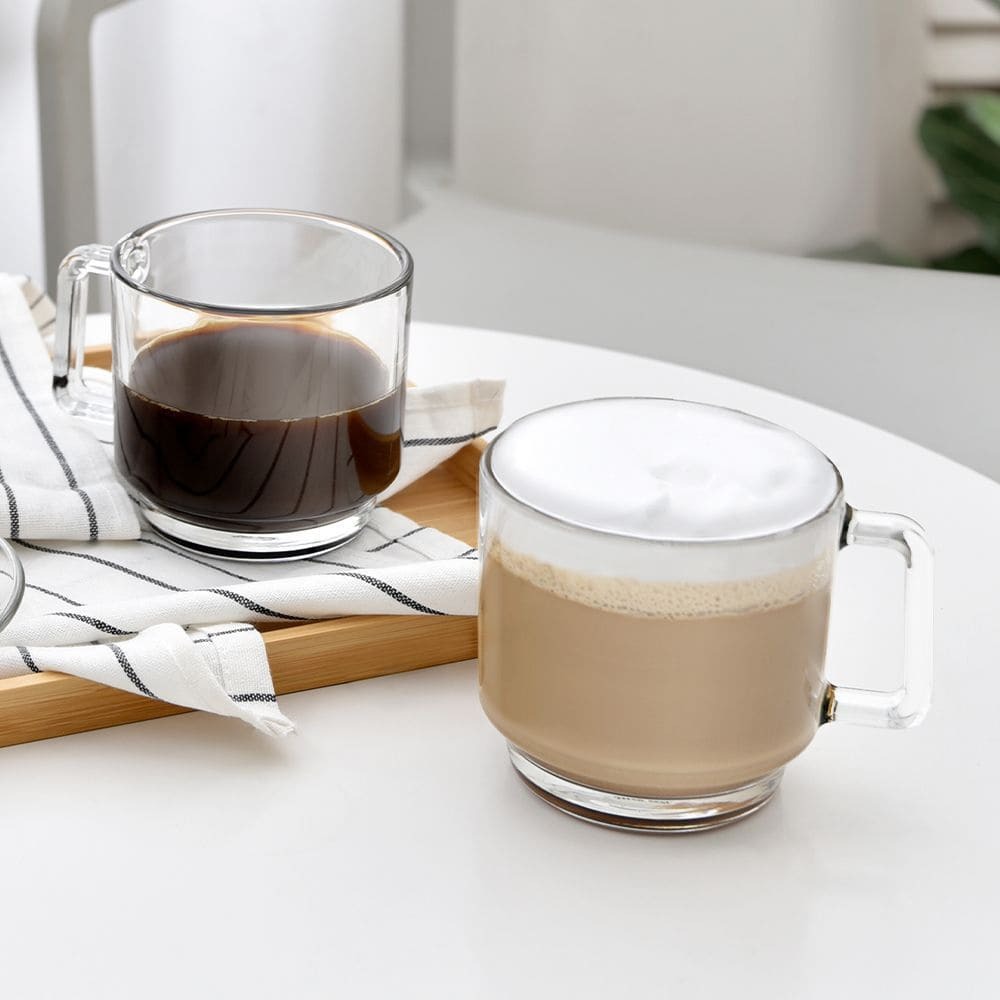 咖啡杯 把手杯 玻璃杯 單把杯