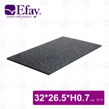 【Efay】1/2 塔洛克板岩-黑色 32.5x26.5x0.7cm
