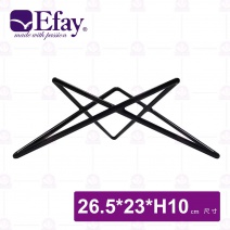 【Efay】3D止滑三角展示架星辰 4吋(黑)-26.5x23xH10cm
