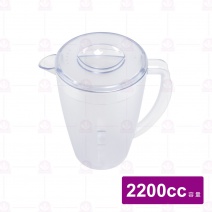 【鎰滿】PC耐熱冷水壺 2.2L (透明白)