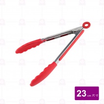 矽膠食品夾 紅色 23cm