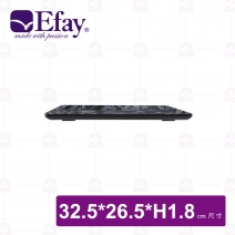 【Efay】GN 1/2托盤 手感烘焙 黑色(塗鴉貼花)