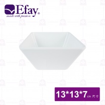 【EFAY】卡儂 5吋方形碗-白