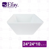 【EFAY】卡儂 10吋方形碗-白