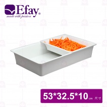 【Efay】 1/1-10cm美人魚份數盤象牙白