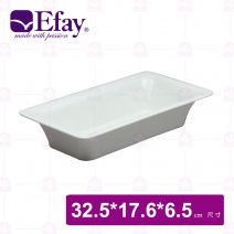 【Efay】 1/3-6.5cm美人魚份數盤-象牙白