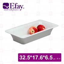 【Efay】 1/3-6.5cm美人魚份數盤-象牙白