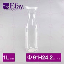 【Efay】圓舞曲 1L PC冷水瓶 9x9x24.2cm