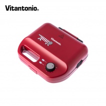 【Vitantonio】多功能計時鬆餅機(熱情紅貓咪)(D)